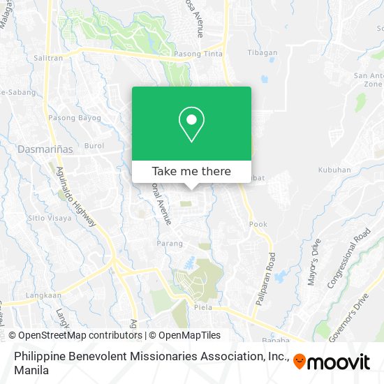 Philippine Benevolent Missionaries Association, Inc. map