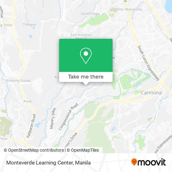 Monteverde Learning Center map