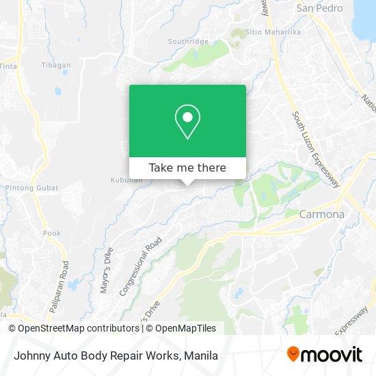Johnny Auto Body Repair Works map