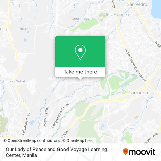 Our Lady of Peace and Good Voyage Learning Center map