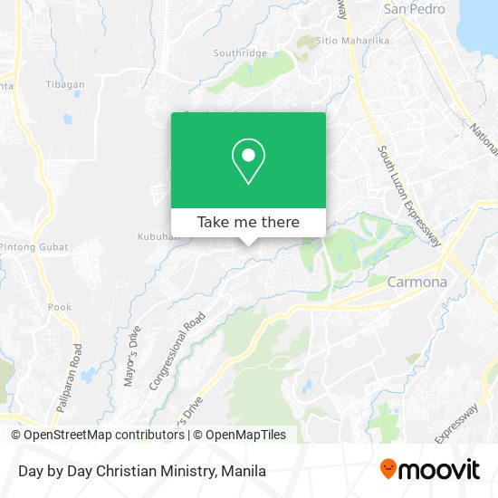 Day by Day Christian Ministry map