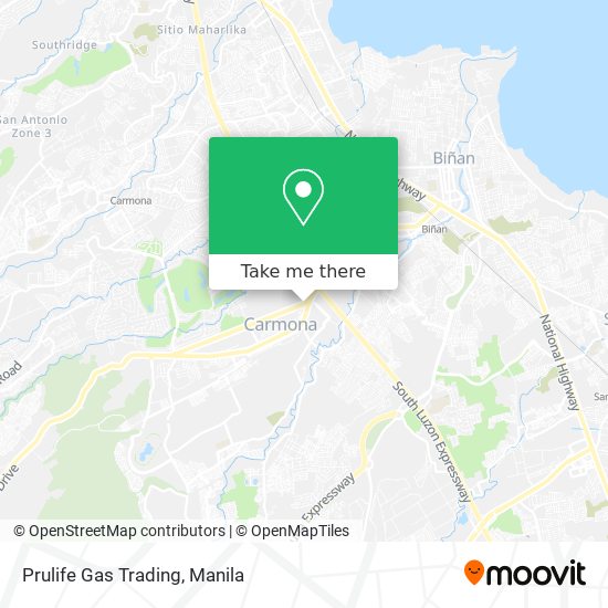 Prulife Gas Trading map