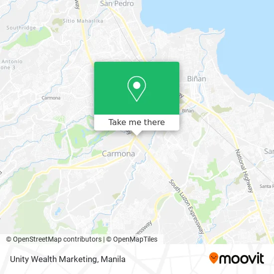 Unity Wealth Marketing map