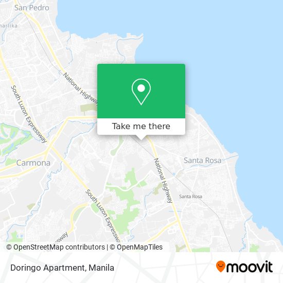 Doringo Apartment map