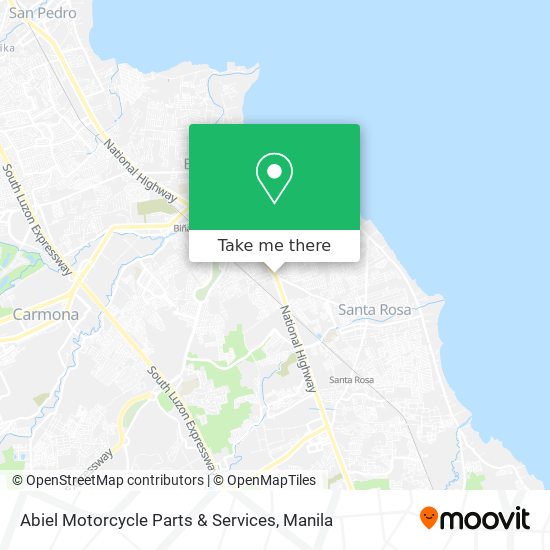 Abiel Motorcycle Parts & Services map