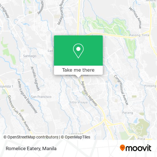 Romelice Eatery map