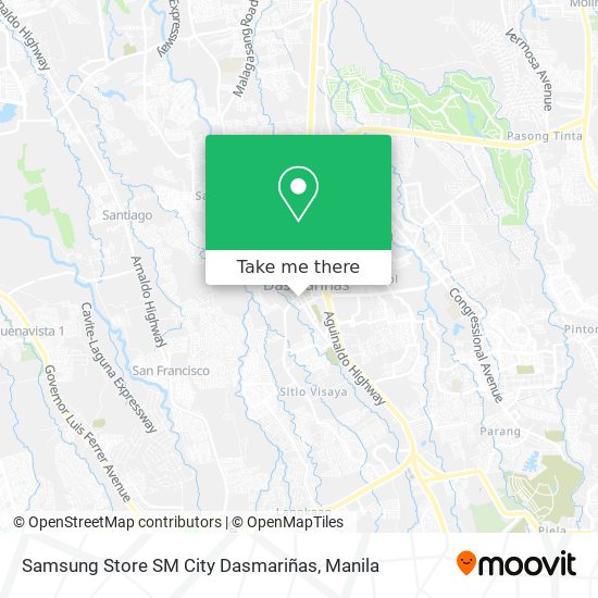 Samsung Store SM City Dasmariñas map