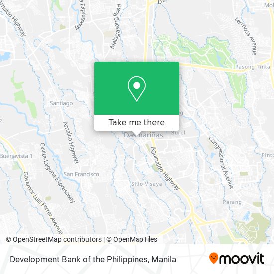 Development Bank of the Philippines map