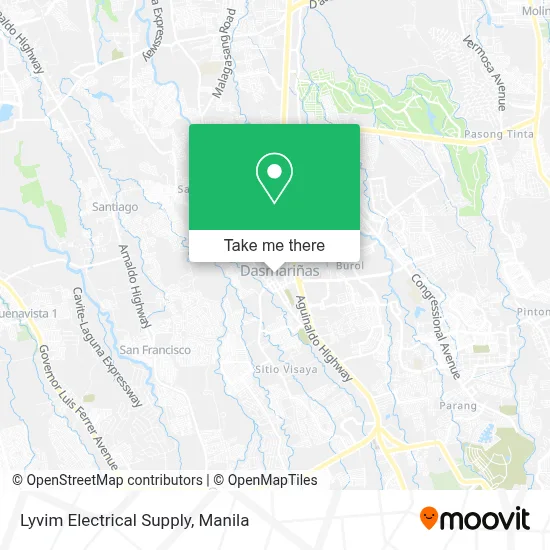 Lyvim Electrical Supply map
