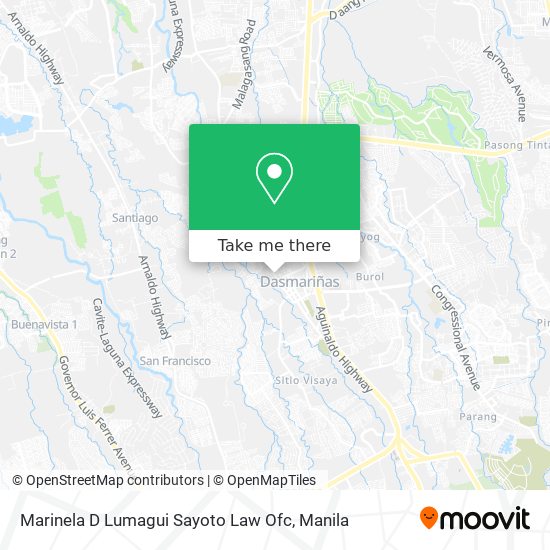 Marinela D Lumagui Sayoto Law Ofc map