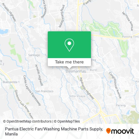 Pantua Electric Fan / Washing Machine Parts Supply map