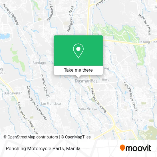 Ponching Motorcycle Parts map