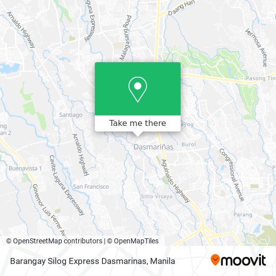 Barangay Silog Express Dasmarinas map