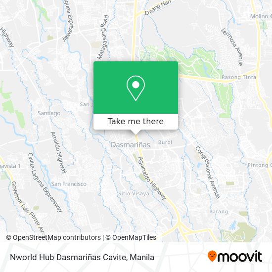 How to get to Nworld Hub Dasmariñas Cavite by Bus?