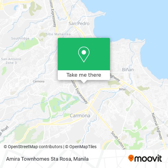 Amira Townhomes Sta Rosa map