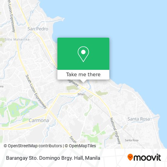 Barangay Sto. Domingo Brgy. Hall map