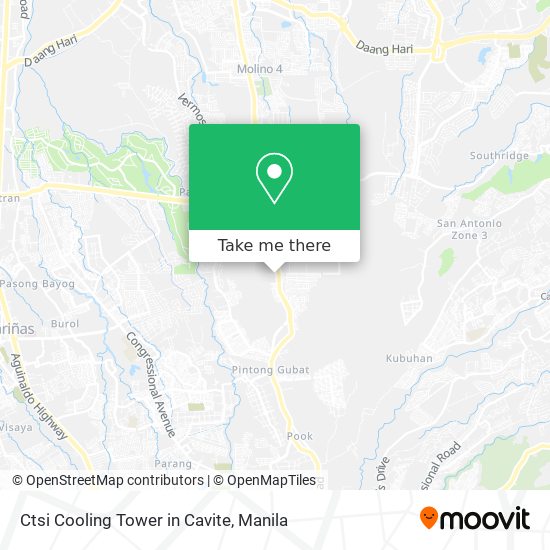 Ctsi Cooling Tower in Cavite map