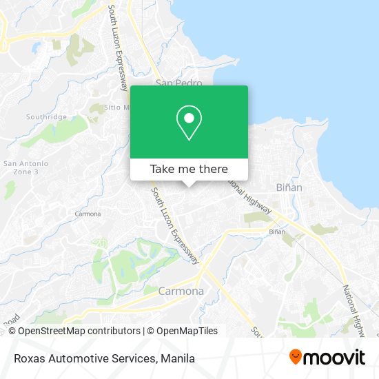 Roxas Automotive Services map