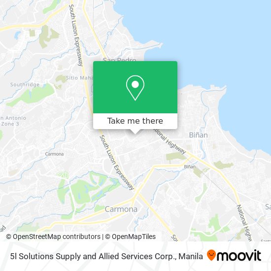 5l Solutions Supply and Allied Services Corp. map