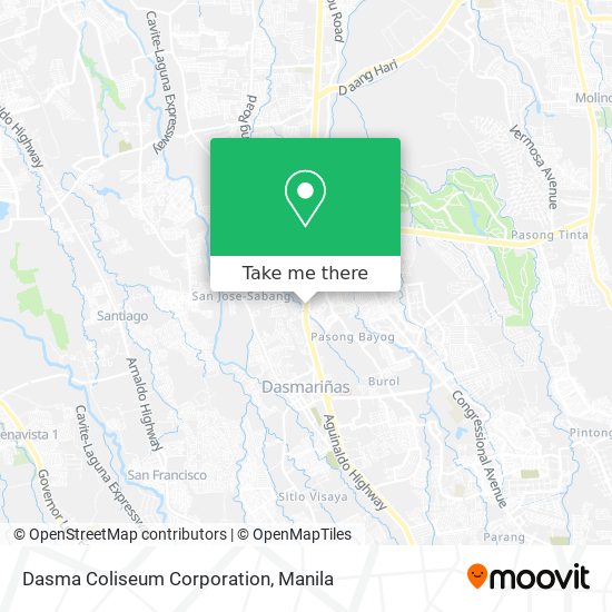 Dasma Coliseum Corporation map