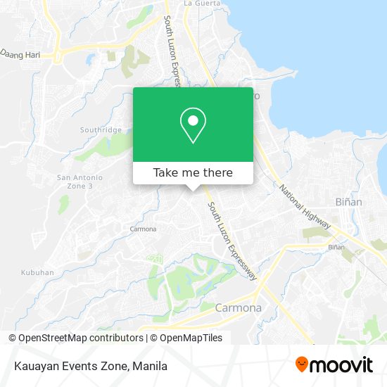 Kauayan Events Zone map