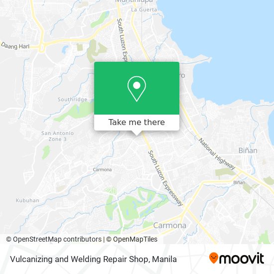 Vulcanizing and Welding Repair Shop map