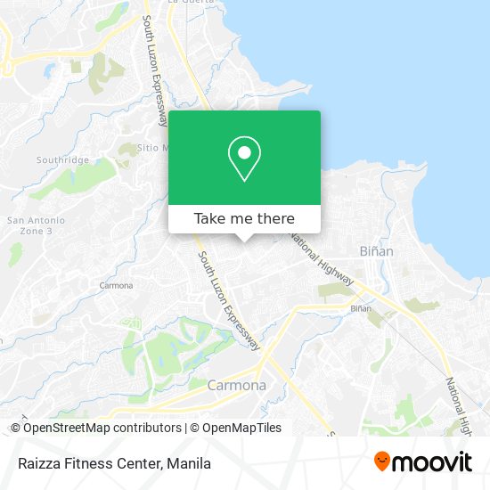 Raizza Fitness Center map