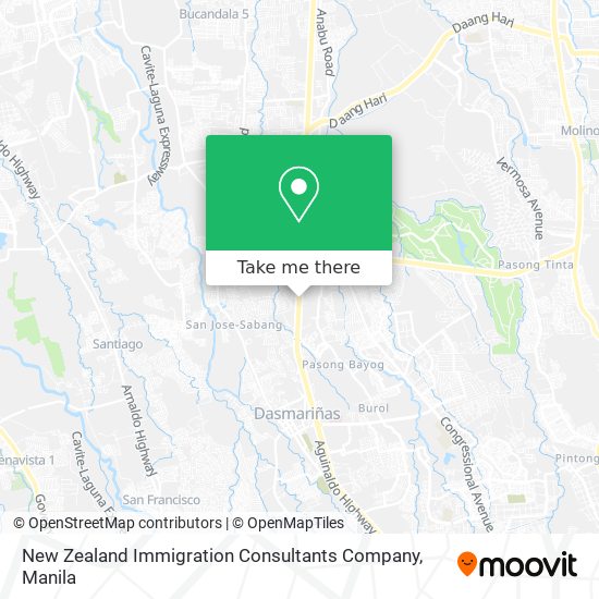 New Zealand Immigration Consultants Company map
