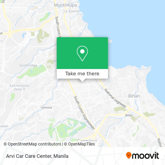 Arvi Car Care Center map