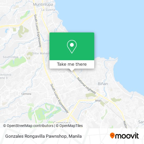 Gonzales Rongavilla Pawnshop map