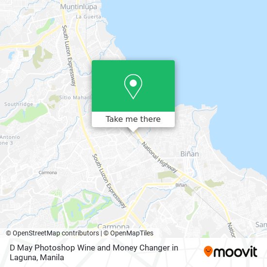 D May Photoshop Wine and Money Changer in Laguna map