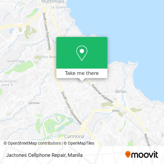 Jactones Cellphone Repair map