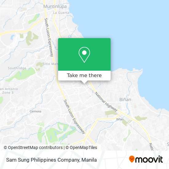 Sam Sung Philippines Company map