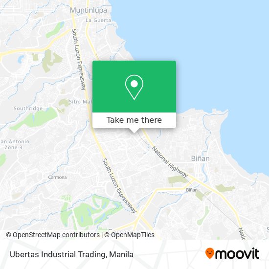 Ubertas Industrial Trading map