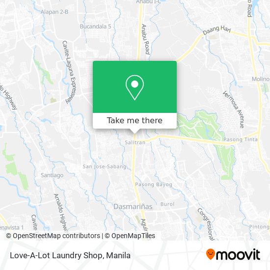 Love-A-Lot Laundry Shop map