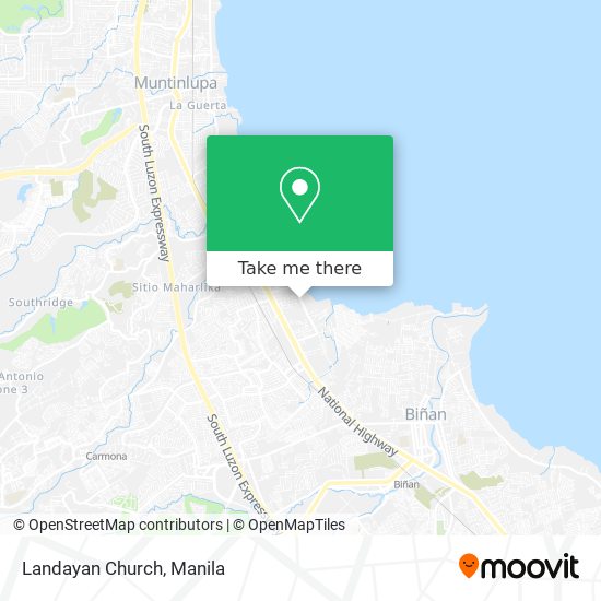 Landayan Church map