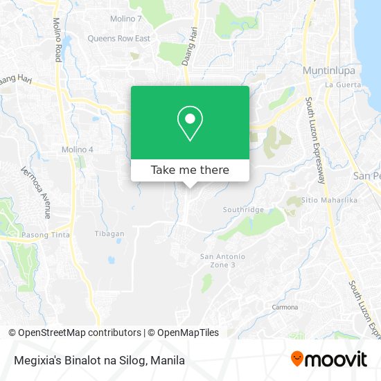 Megixia's Binalot na Silog map