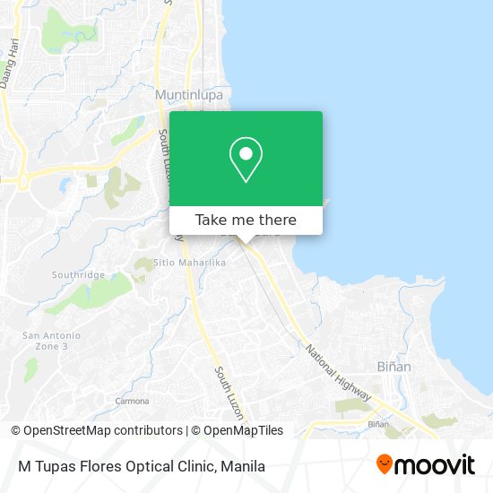 M Tupas Flores Optical Clinic map