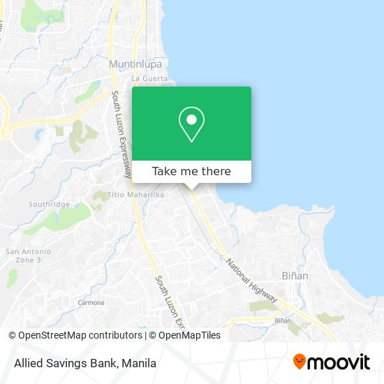 Allied Savings Bank map