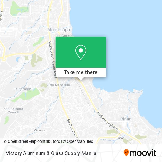 Victory Aluminum & Glass Supply map