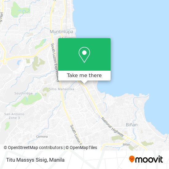 Titu Massys Sisig map