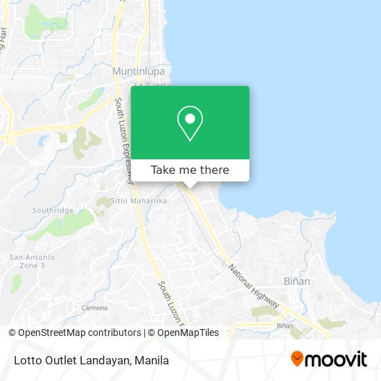 Lotto Outlet Landayan map