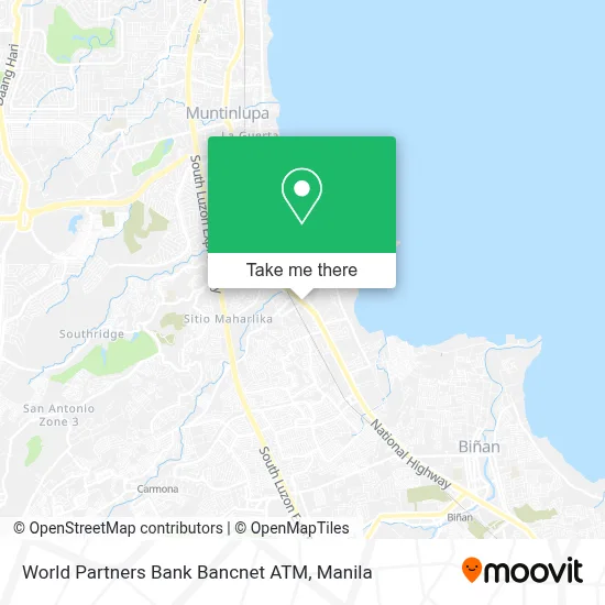 World Partners Bank Bancnet ATM map