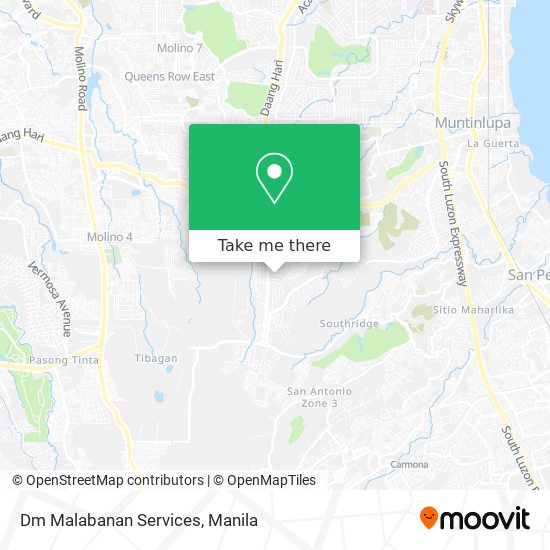 Dm Malabanan Services map