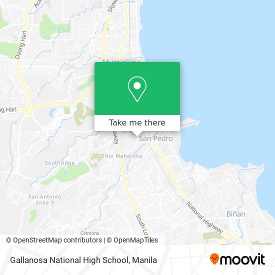 Gallanosa National High School map