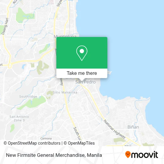 New Firmsite General Merchandise map