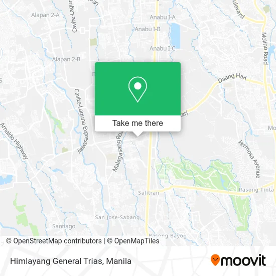 Himlayang General Trias map
