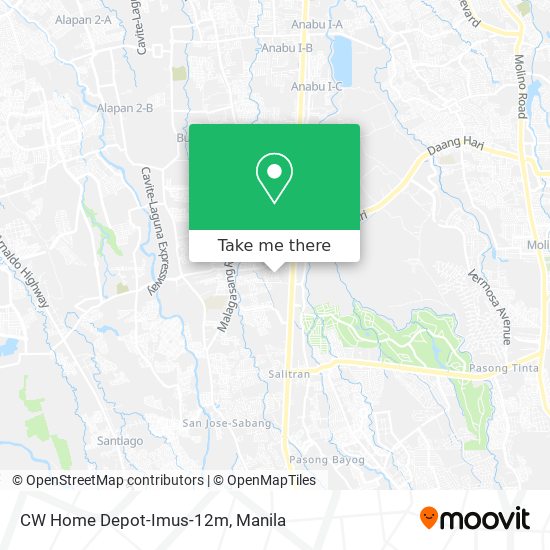 CW Home Depot-Imus-12m map