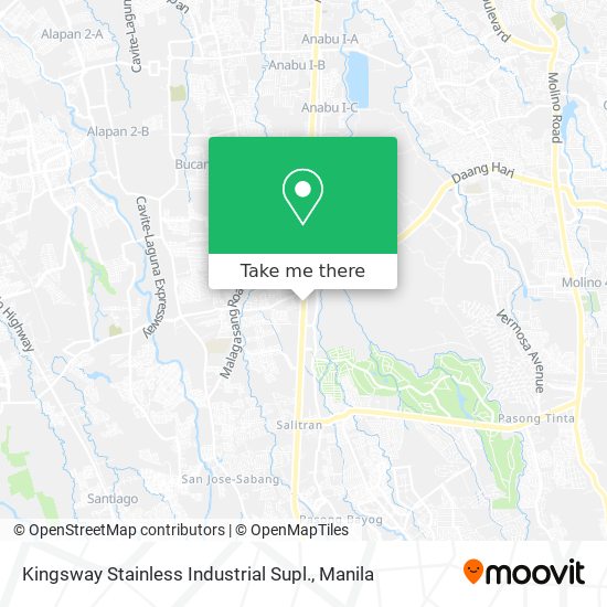 Kingsway Stainless Industrial Supl. map