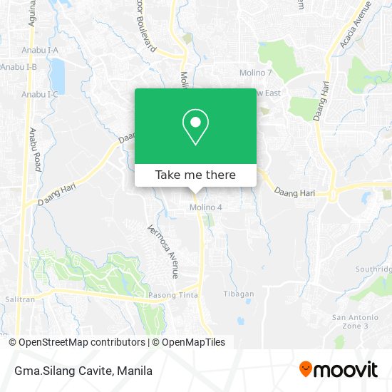 Gma.Silang Cavite map